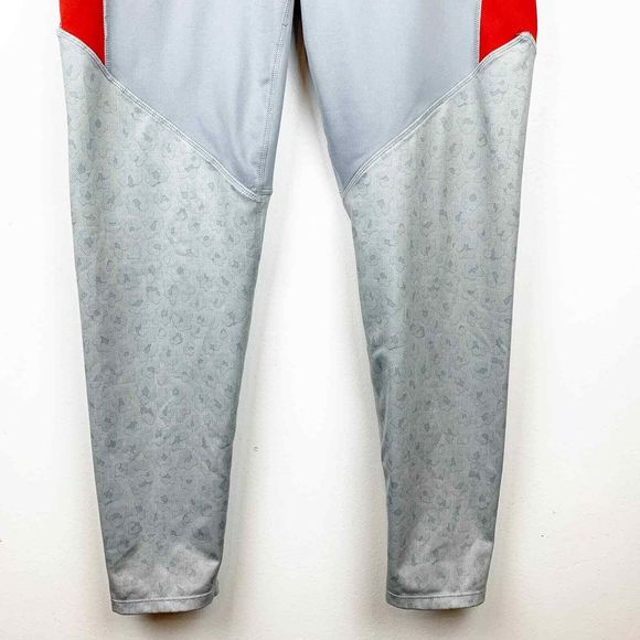 JoyLab Joy Lab Athletic Yoga Pants Leggings Gray Burnt Orange Floral XL - Picture 4 of 11